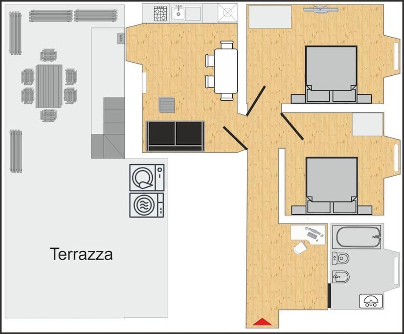 Casa Antica - Antique Apartment With Private Terrace Rom Exterior foto